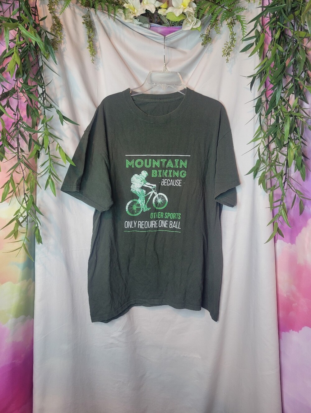 Funny Downhill Mountain Biking Top "Because Other Sports Only Require One Ball"